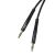 Кабель XO NBR175A 1m Audio Cable Black