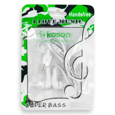 Навушники I-koson HP 1010 White