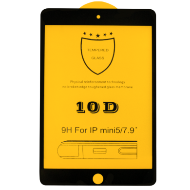 Захисне скло 5D for iPad Mini 5 (2019) Black в упаковке
