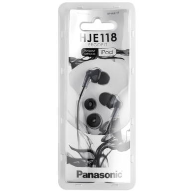 Навушники PANASONIC RP-HJE118GU-K Black