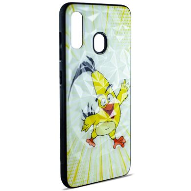 Чохол Crazy Prism for Samsung A305 (A30-2019) Angry Birds (#2 Chuck)