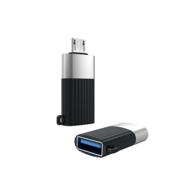 Перехідник XO NB149G USB 2.0 to microUSB Black