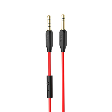 AUX кабель HOCO UPA12 (2 Plug with mic) Black