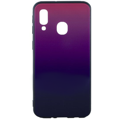 Чохол MiaMI Glass Case Gradient Samsung A405 (A40-2019) (Purple Barca) #06