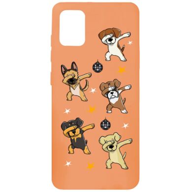 Чохол MiaMi Cartoon for Samsung A515 (A51-2020) Orange Dogs #8