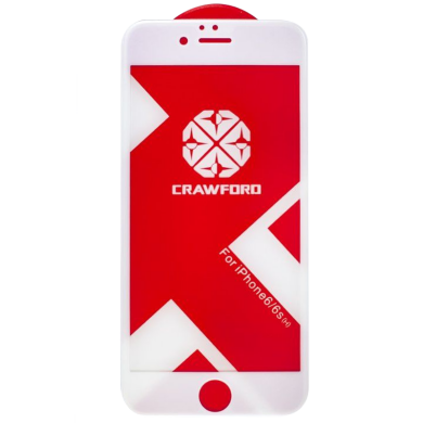 Захисне скло XO Series-8 FD1 for iPhone 6+/6S+ White