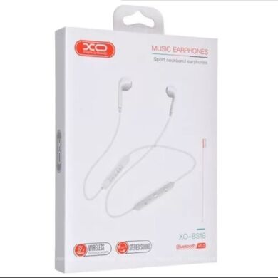 Bluetooth навушники XO BS18 Sports White