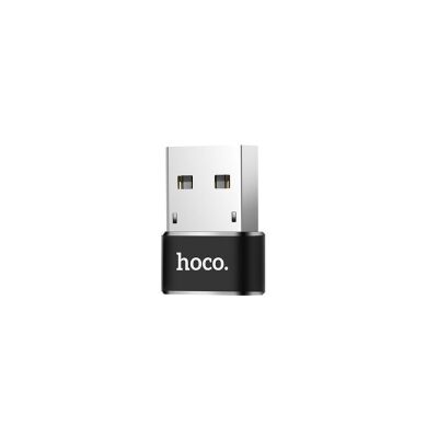 Перехідник HOCO Type-C to USB Black