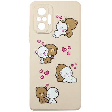 Чохол MiaMi Cartoon for Xiaomi Redmi Note 10 Pro Pink Sand Bears #2
