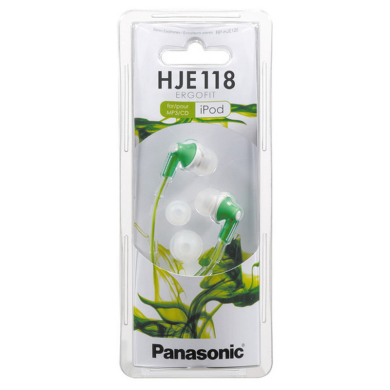 Навушники PANASONIC RP-HJE118GU-G Green