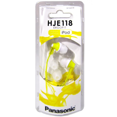 Навушники PANASONIC RP-HJE118GU-Y Yellow