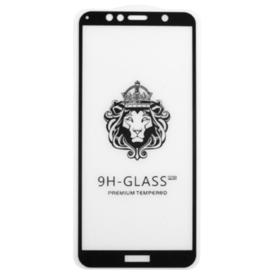 Захисне скло 3D for Huawei Y6 2018 Black в упаковке