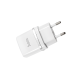 МЗП Hoco C12 2.4A/2 USB + microUSB cable White