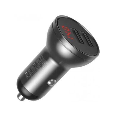 АЗП Baseus Digital 4.8A/2USB (CCBX-0G) Grey
