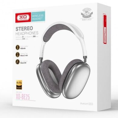 Bluetooth навушники XO BE25 Silver