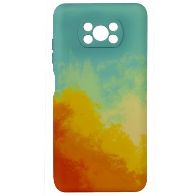 Чохол MiaMi Mix Color for Xiaomi Poco X3 Orange-Blue