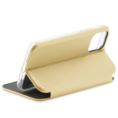 Чохол книжка MiaMI Kira Slim Shell for Apple Iphone 12/12 Pro Gold