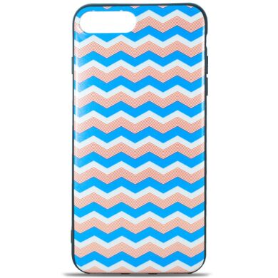 Чохол MiaMi Desire for Iphone 7+/8+ ZigZag Blue-White-Cofee #6