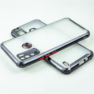 Чохол MiaMI AirBamp Electroplating for Tecno Camon 15 Black