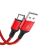 Кабель XO microUSB NB143 Braided 2.4A/1m Red