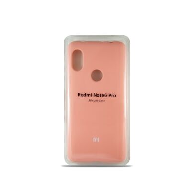 Original Soft Case Full Cover for Xiaomi Redmi Note 6 Pro Pink