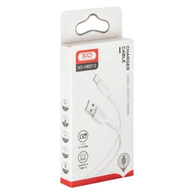 Кабель XO Type-C NB212 2.1A/1m White