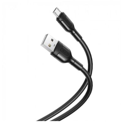Кабель XO microUSB NB212 2.1A/1m Black