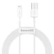 Кабель Baseus Lightning Superior 2m/2.4A White