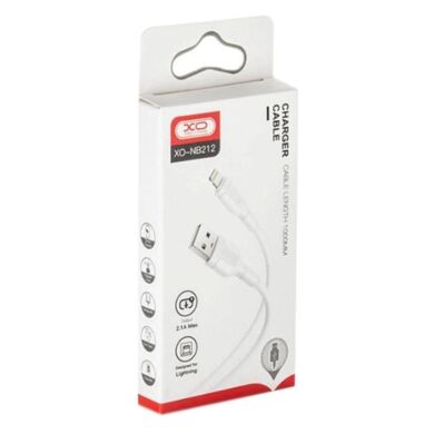 Кабель XO lightning NB212 2.1A/1m White