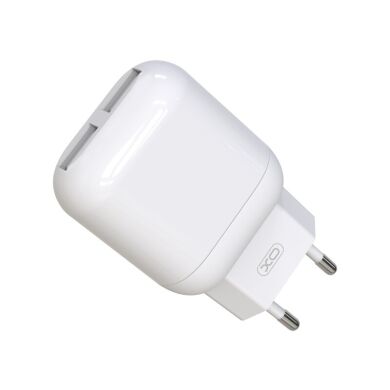 МЗП XO L78 2.4A/2USB + microUSB White