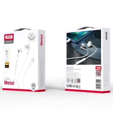 Навушники XO EP61 (Lightning&Bluetooth) Silver