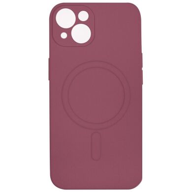 Чохол MiaMI Monro MagSafe Apple iPhone 14 Plus Burgundy #13