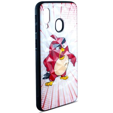 Чохол Crazy Prism for Samsung A405 (A40-2019) Angry Birds (#1 Red)