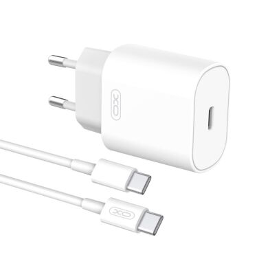 МЗП PD XO L91 25W/1 USB-C + Type-C White
