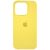 Original Soft Case Full Cover for iPhone 15 Pro Yellow (04)