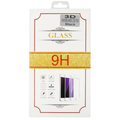 Захисне скло 3D for Samsung A606 (A60-2019) Black в упаковке