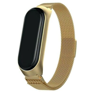 Ремінець Mi Band 3/4 Milanese Gold