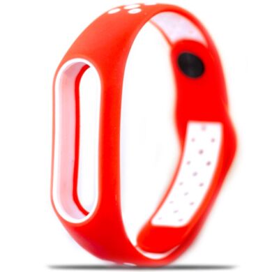 Ремінець Mi Band 3/4 Sport Red&White