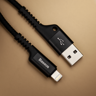 Кабель Baseus Lightning Fish Eye 2.0A/1m (CALSR-01) Black