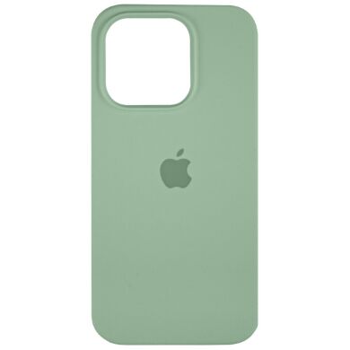 Original Soft Case Full Cover for iPhone 15 Pro Pine Green (58)