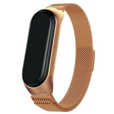 Ремінець Mi Band 3/4 Milanese Old Gold