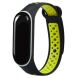 Ремінець Mi Band 3/4 Sport Black&Green