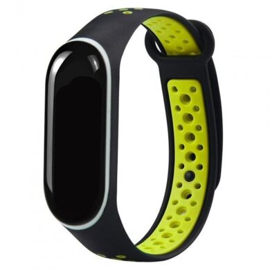Ремінець Mi Band 3/4 Sport Black&Green