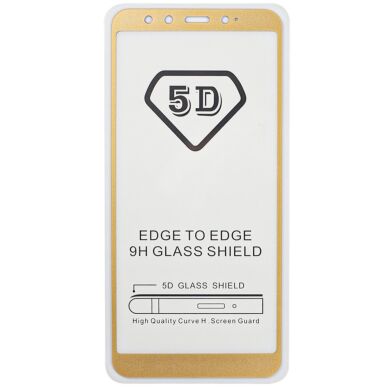 Захисне скло 3D for Xiaomi Mi A2/Mi 6x Gold в упаковке