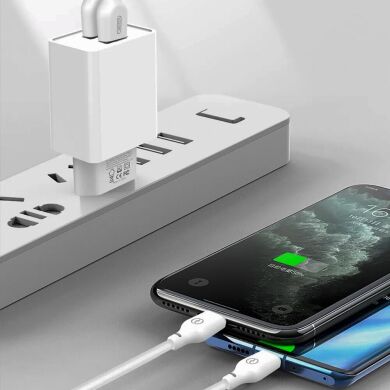 МЗП QC 3.0 XO L72 30W (18W/1USB + 2.4A/2 USB) + Type-C White