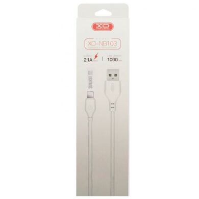 Кабель XO lightning NB103 2.1A/2m White