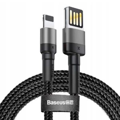Кабель Baseus Lightning Cafule SE 2m/1.5A (CALKLF-HG1) Black-Grey