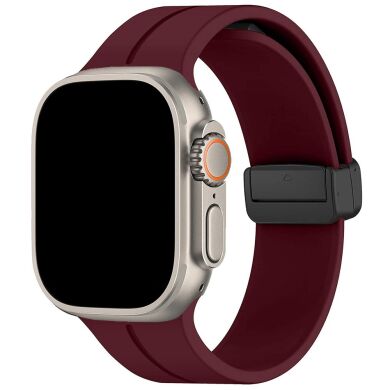 Apple Watch Band Stript 42-44-45-49 mm Red Wine