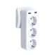 МЗП Adapter XO WL-08 EU 3AC+2USB White