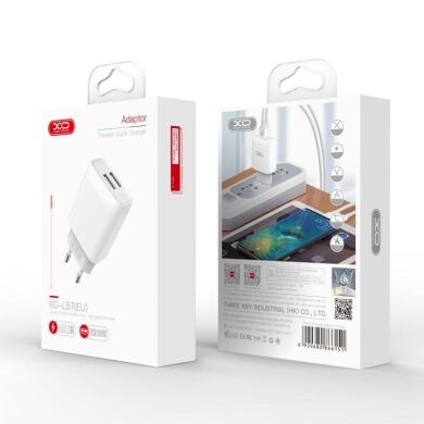 МЗП XO L57 2.4A/2USB White